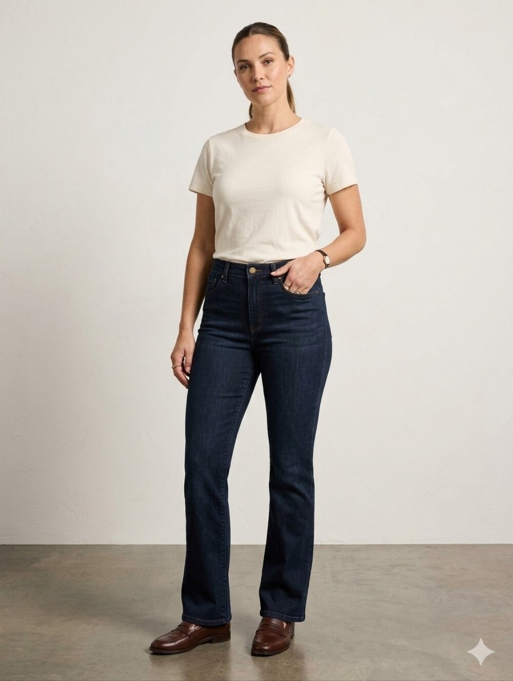Liverpool Jeans Company Black Wide Leg Jeans